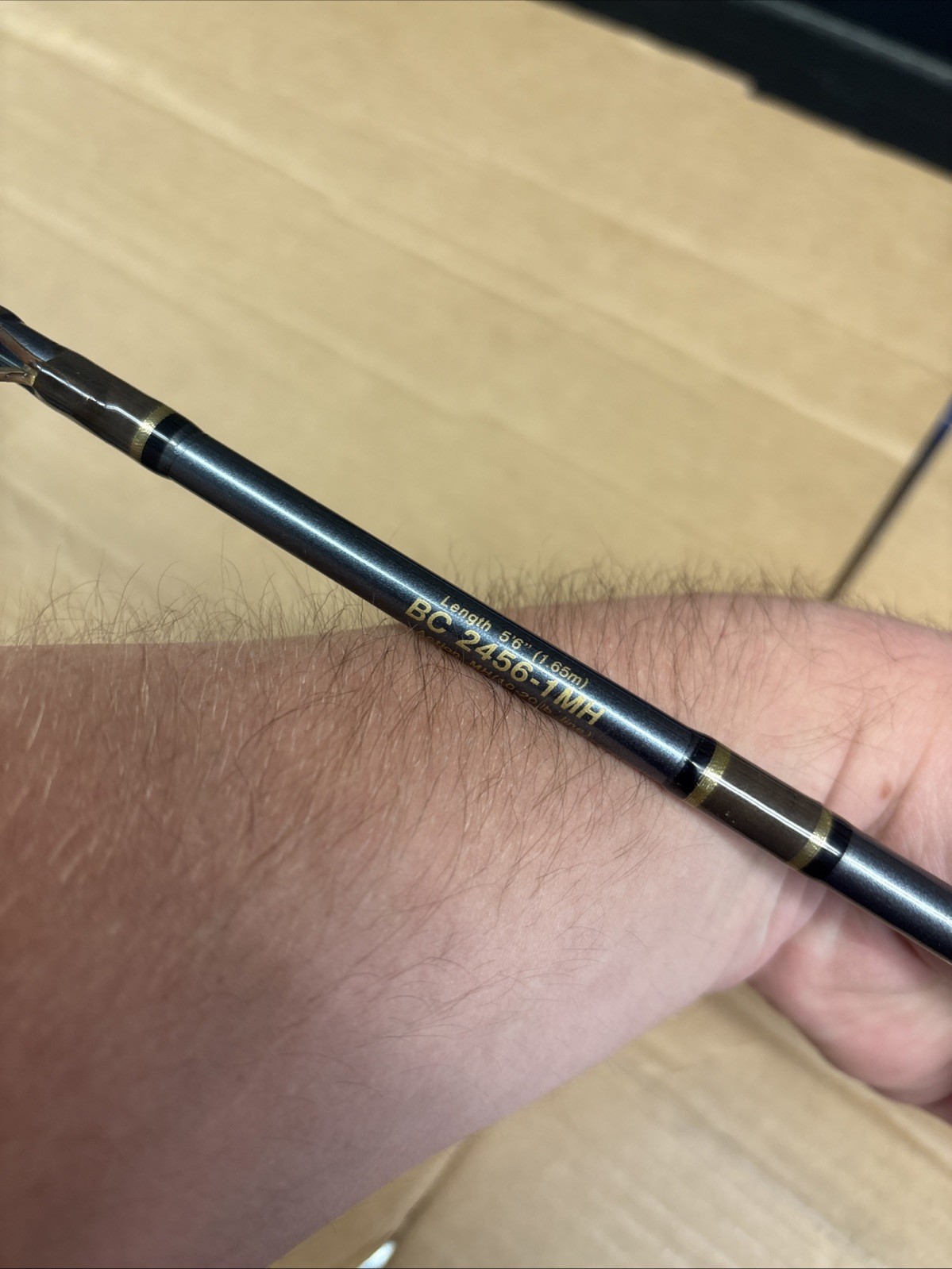 Shakespeare Stealth Stik BC 2456-1MH 5’6” Fishing Rod 1 Piece