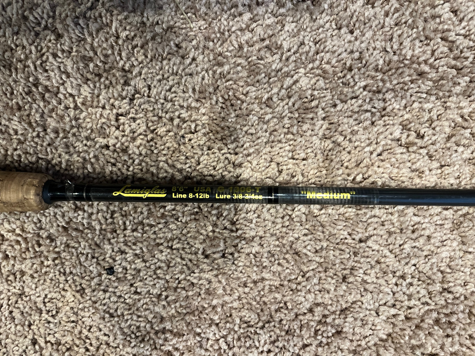 Lamiglas Graphite Fishing Rod Medium G-1306-T