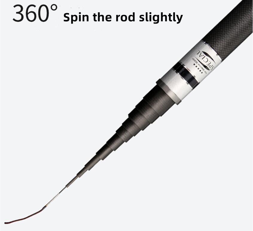 Telescopic Fishing Rod 8m 9m 10m 11m 12m 13m Hard Carbon Fiber Hand Fishing Pole