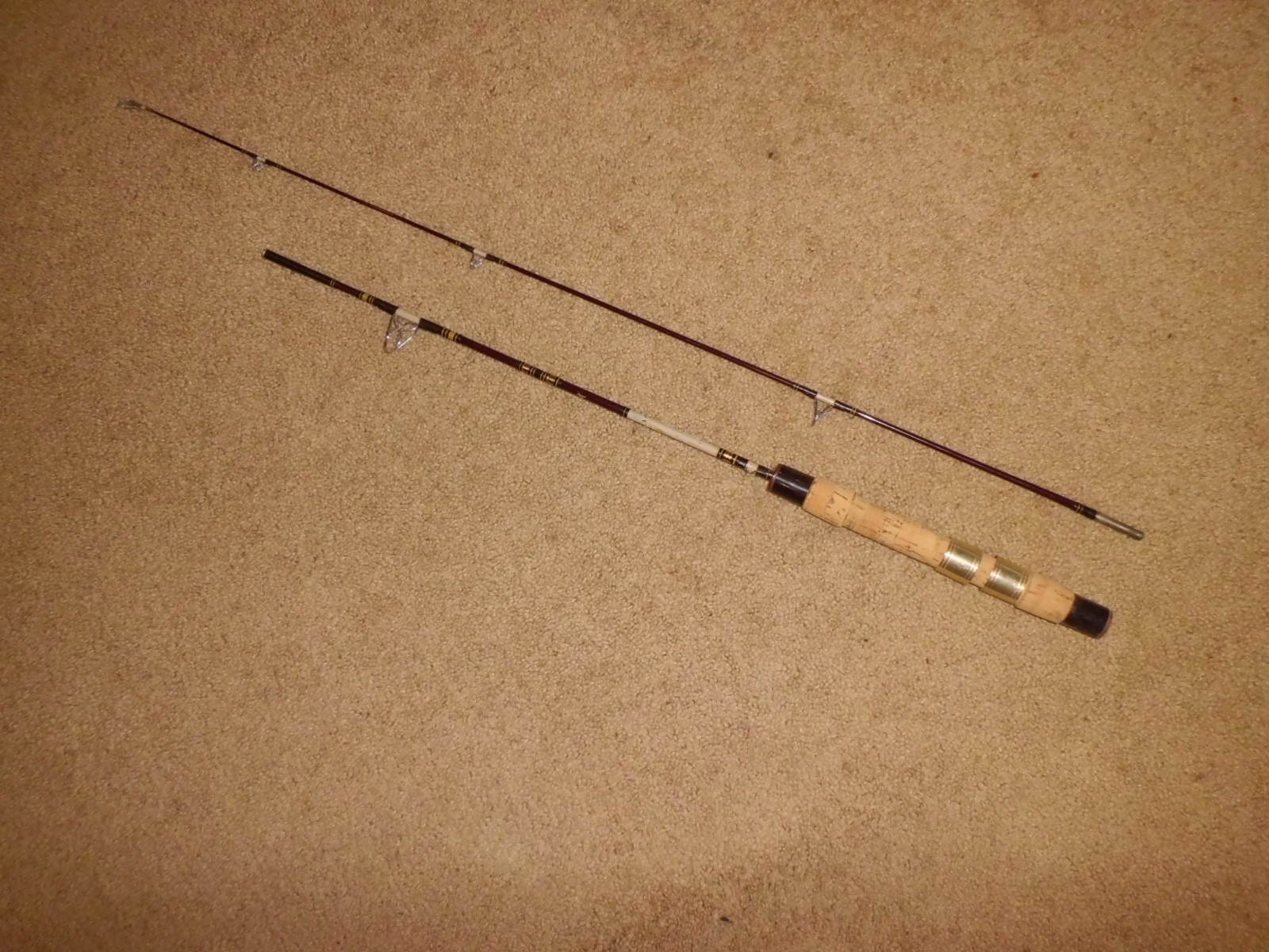 Vintage GARCIA Conolon 2500C Ultra Light Spinning 5′ Rod made in USA- 1-6 lb
