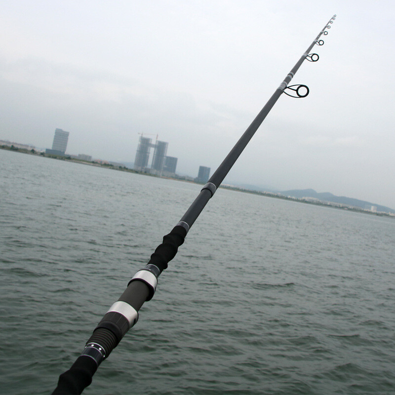 Boat Fishing Rod 2.7M/3M/3.3M Carbon Fiber Spinning Casting Rod 4 Sections Rods