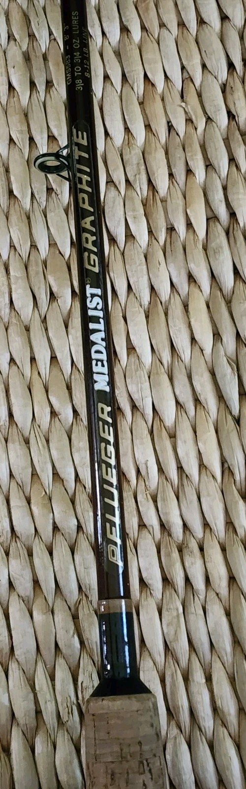 Near Mint PFLUEGER MEDALIST GRAPHITE 8’3″ 2PC 8-12Lb SPINNING ROD