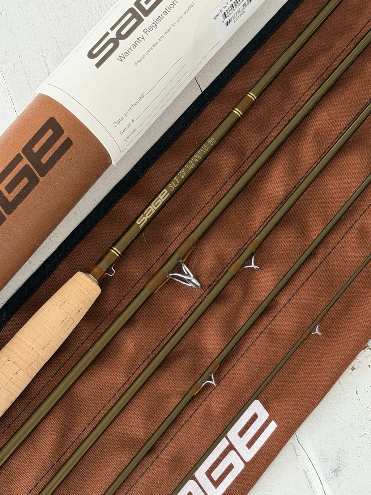 **BEAUTIFUL** 🔥*RARE* SAGE SLT 5wt 9’ft🔥~5Pc RARE TRAVEL ROD~🔥