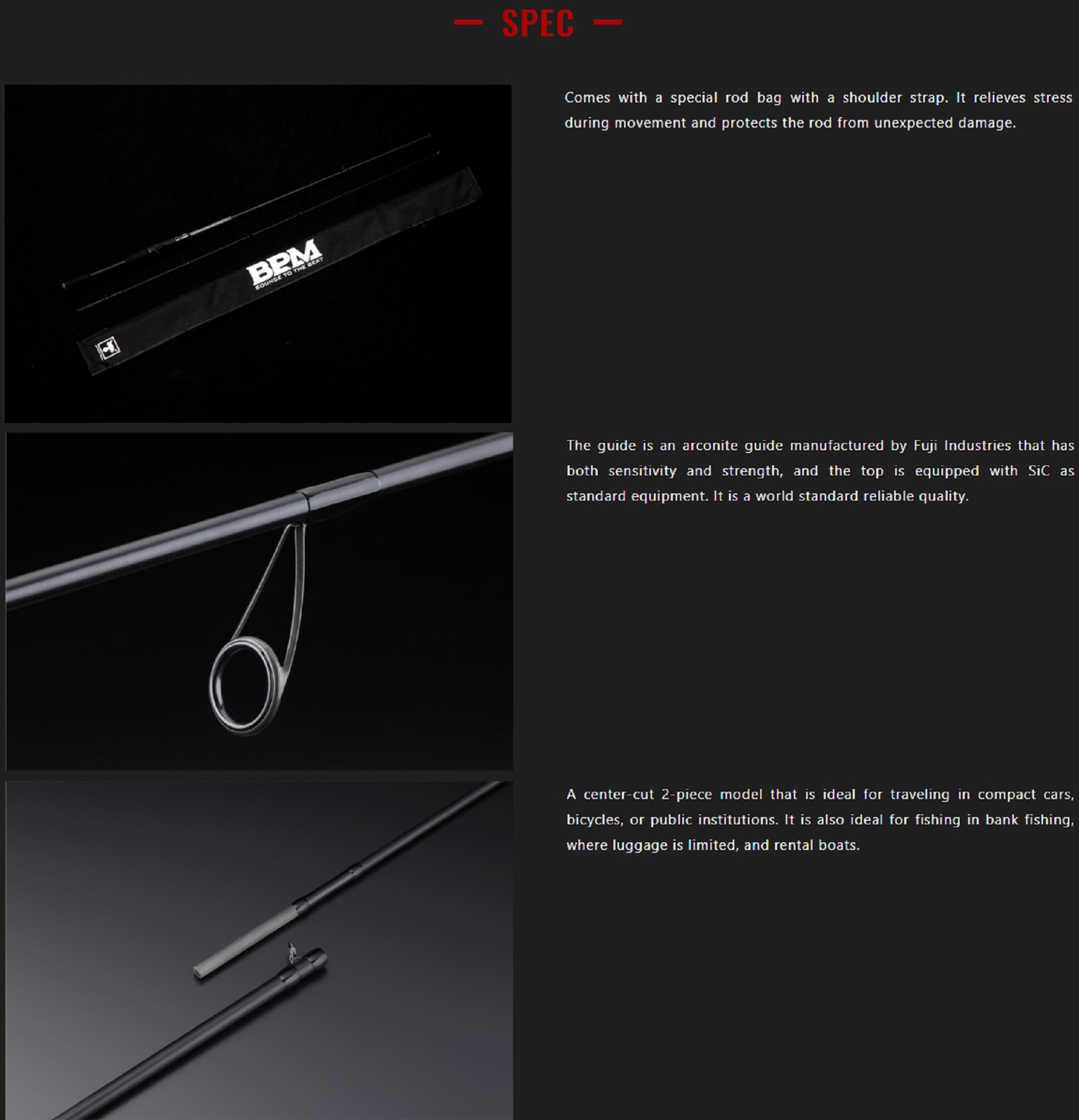 Jackall Rod Baitcast BPM B2-C610M (5709)