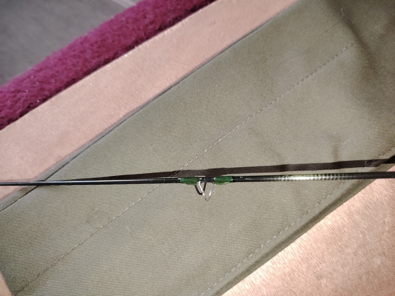 Vintage David Norwich 2 Piece 9’6″ 5/7 Fly Rod + cloth Case MX 400 XL graphite