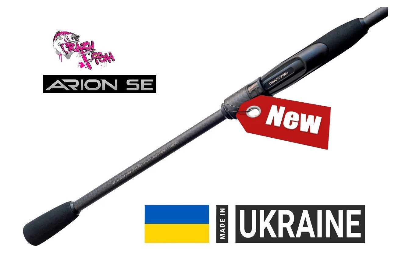 Spinning Rod Crazy Fish Arion SE792LT (3-15g 240cm) NEW