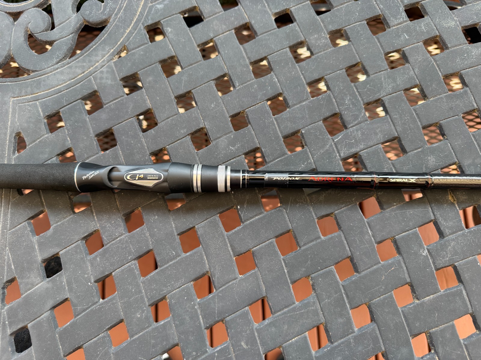 Shimano Poison Adrena 176XH (JDM), 7’6″, Ex Heavy, Fast, 14-30lb, 1/2-2oz, Cast