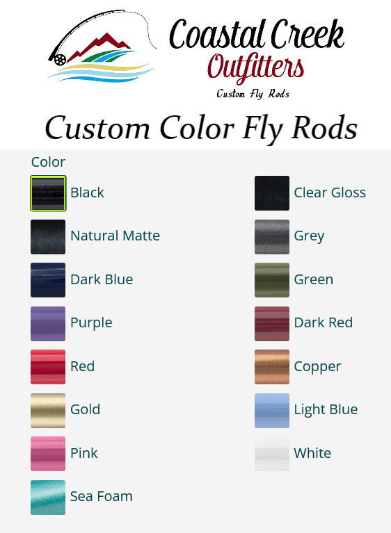 St. Croix Imperial Custom Built Fly Rod 4wt 9ft Custom Blank Colors Available