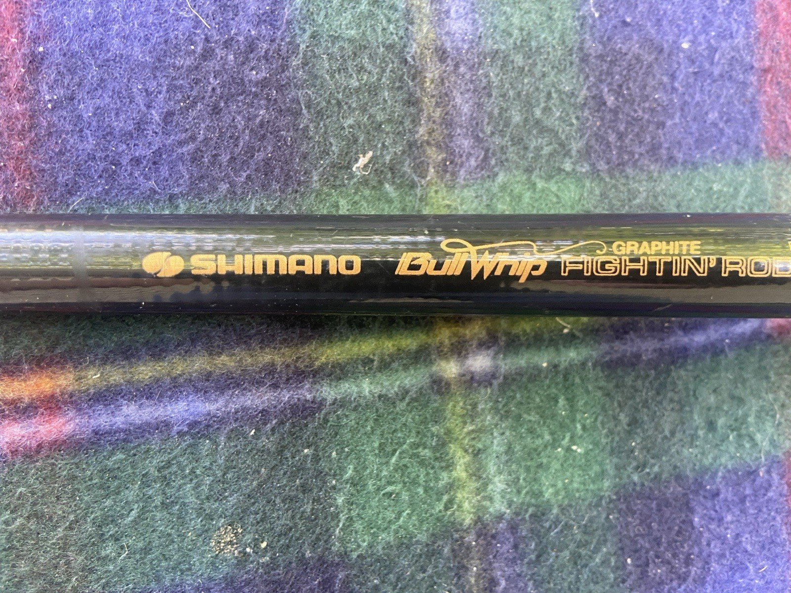 SUPER CLEAN SHIMANO BULLWHIP GRAPHITE FIGHTIN CASTING ROD 5’6″ BMP-1551 1 PIECE