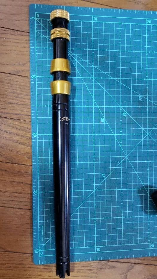 AFTCO Unibat Straight Boat Fishing Rod Black/Gold Used