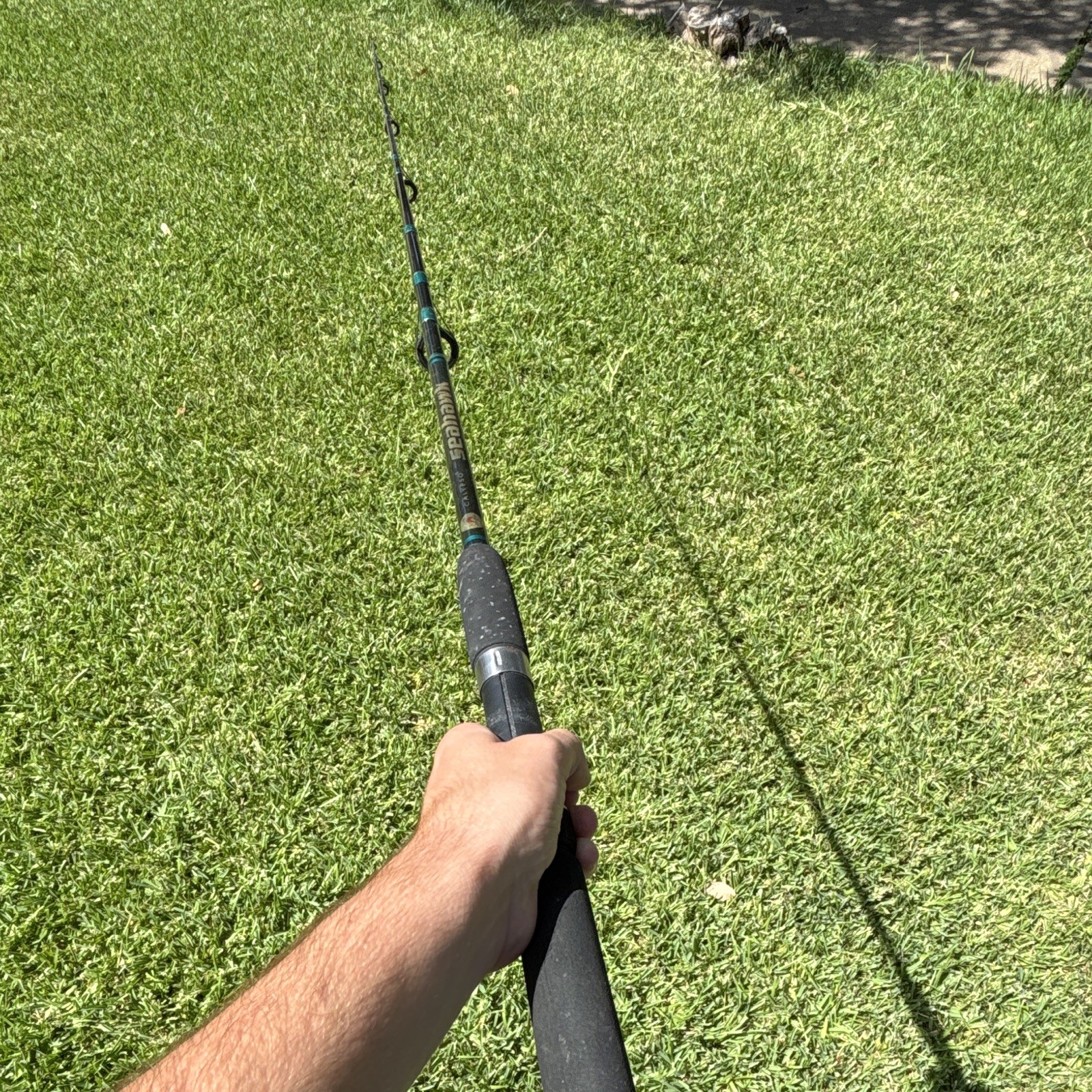 Sea Hawk Calypso 7ft 2pc Medium Heavy Spinning Graphite Rod 12-30lb R2F-702MHS