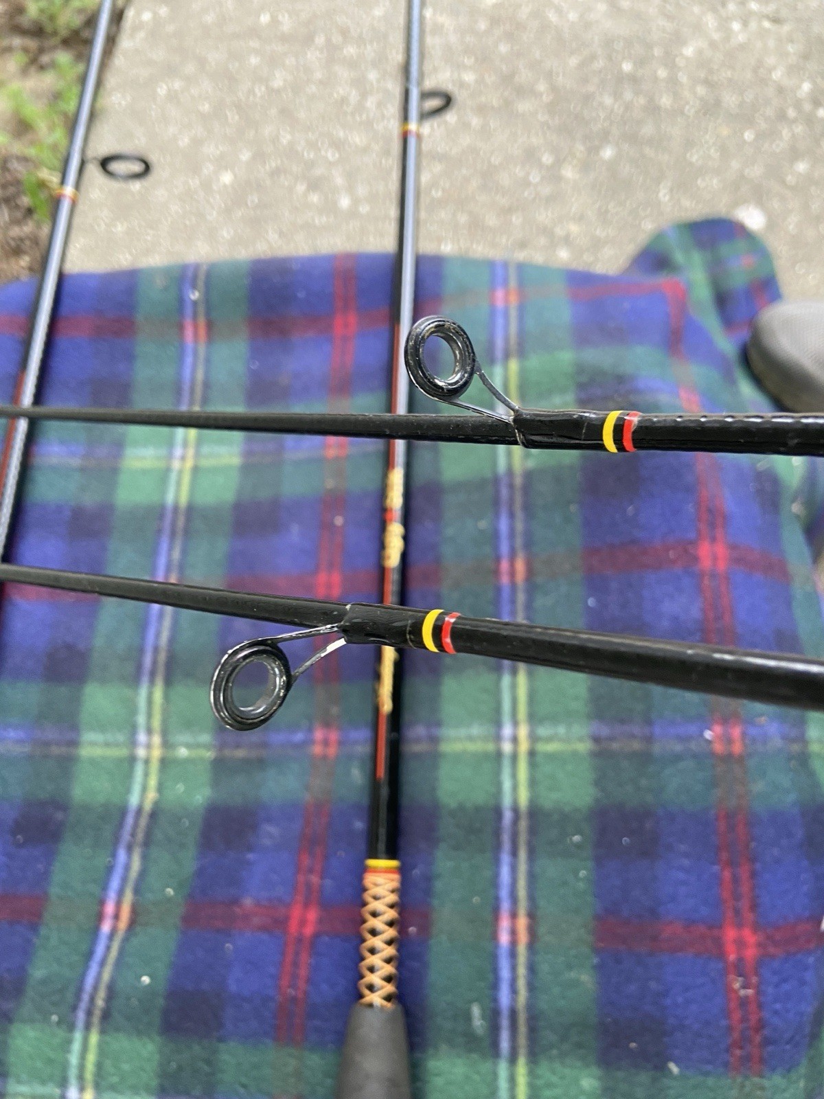 PAIR OF SHAKESPEARE UGLY STIK SPL 1100 6’6″ MED. ACTION 2 PIECE SPINNING RODS
