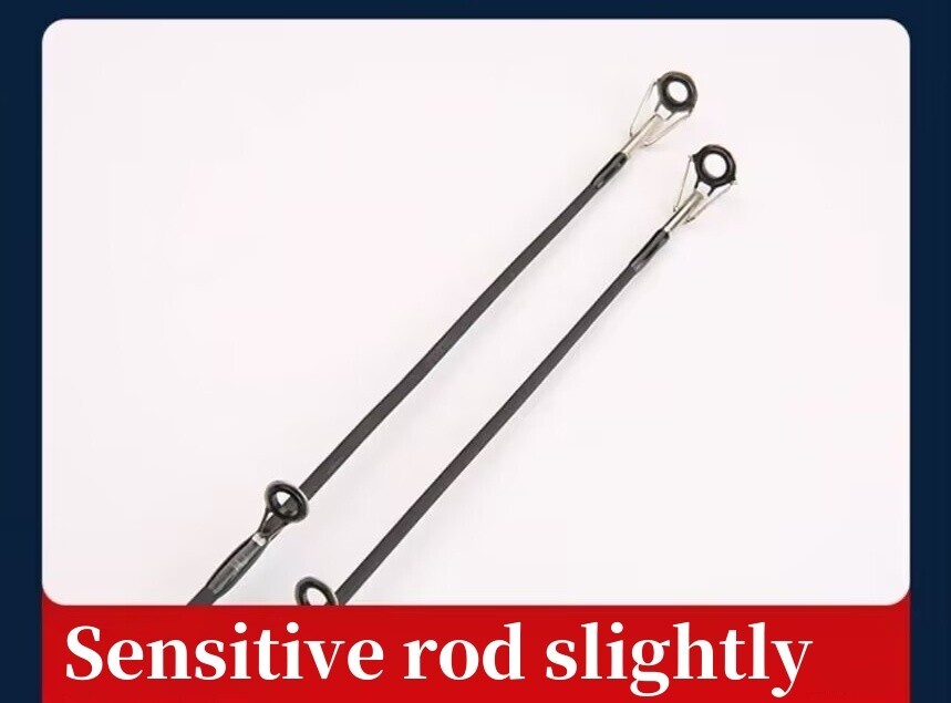 1.65M/1.8M Carbon Fiber Fishing Rod Spinning Casting Fishing Rod Pole 2 Sections