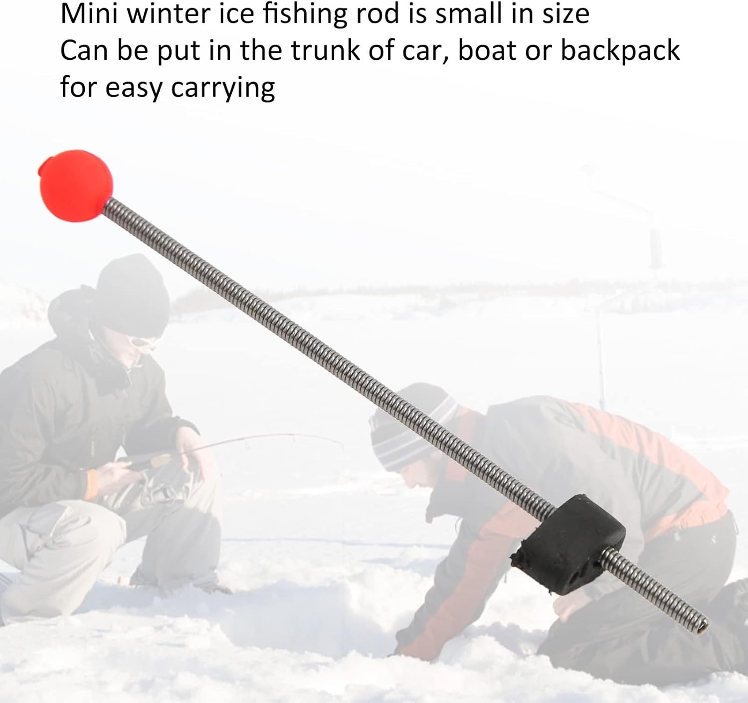 Compact 5PCS Red Spring Rod Tips – High Strength for Harsh Fishing Conditions