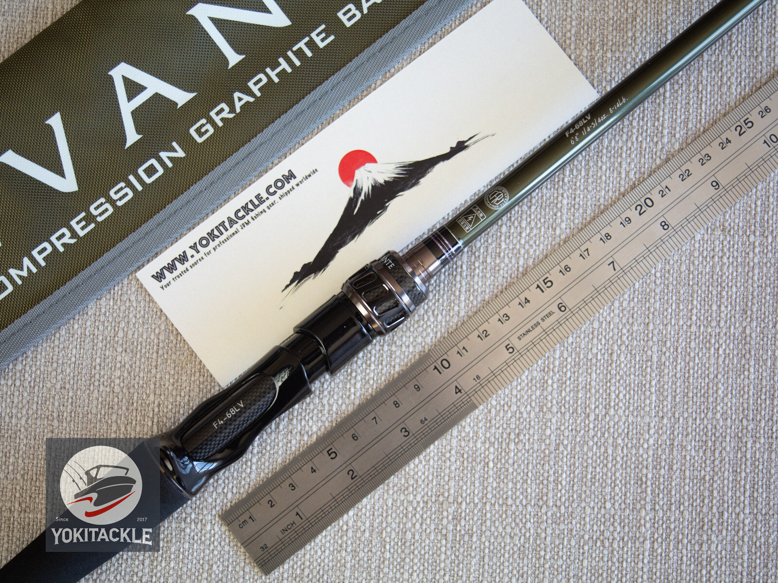 Megabass LEVANTE JP F4-68LV Baitcasting Rod Shipping from JAPAN