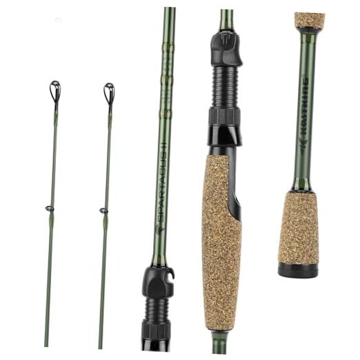 Spartacus II Fishing Rods – IM6 Graphite Blanks Casting & Spinning Rods – 2 Pack
