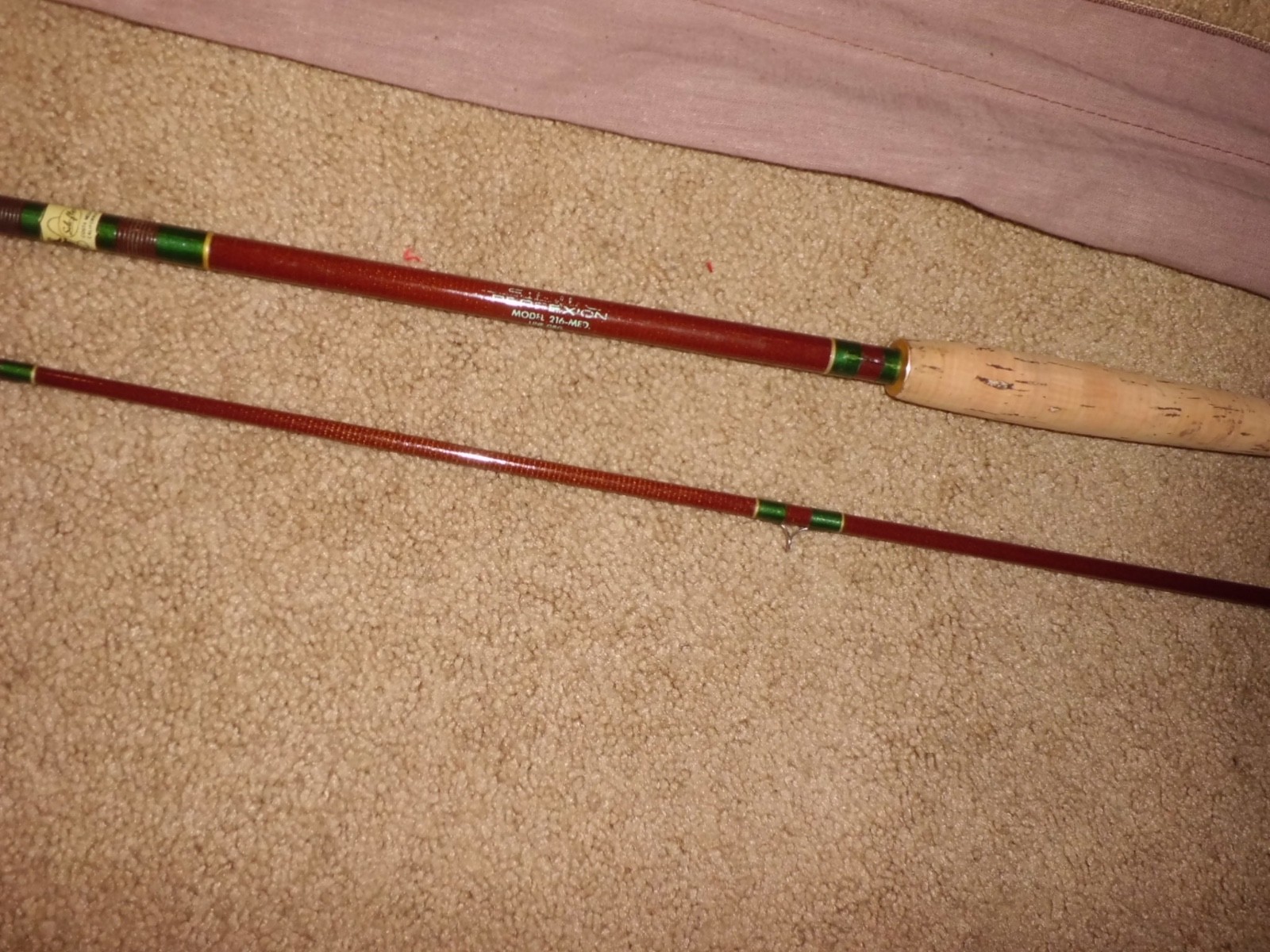 Vintage SILAFLEX Perfexion Model 216-MED Fly 8’6″ Rod- USA- LINE GBG