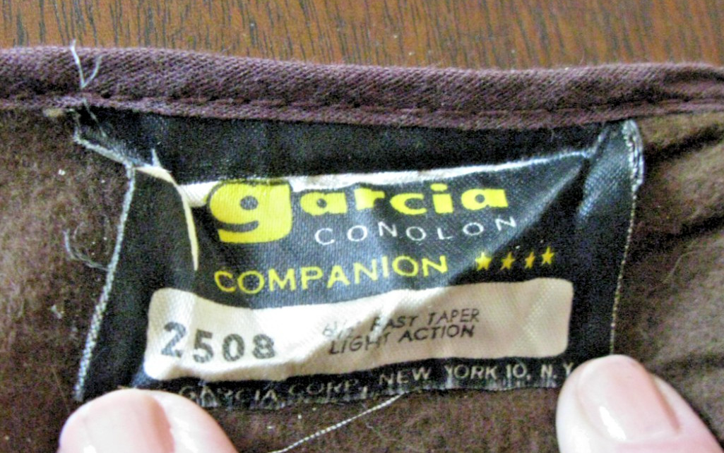 Garcia Conolon Companion 4 Star 2508 6’6″ 2Pc. Spinning Rod, w/Tube & Sock – EUC