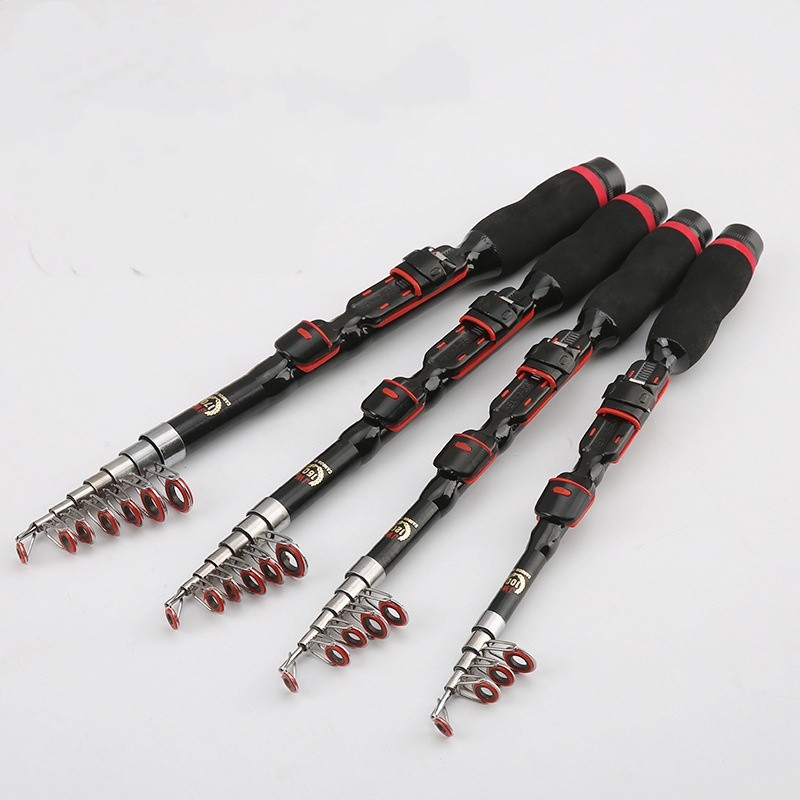 Portable mini sea fishing rods ultra-short casting rods, 1.0m-2.3m fishing gear