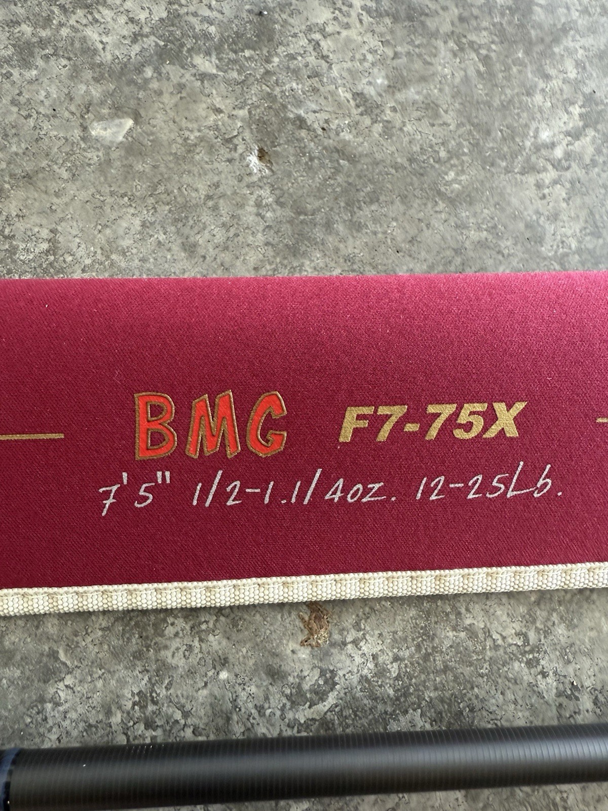 New With Tags Megabass P5 Destroyer BMG Casting Rod 7’5 Heavy F7-75X
