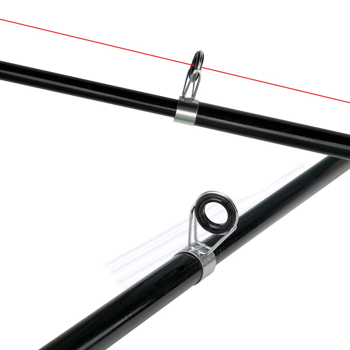 Portable Fiberglass Fishing Rod Telescopic Design 1.8-3.0m Saltwater Rod