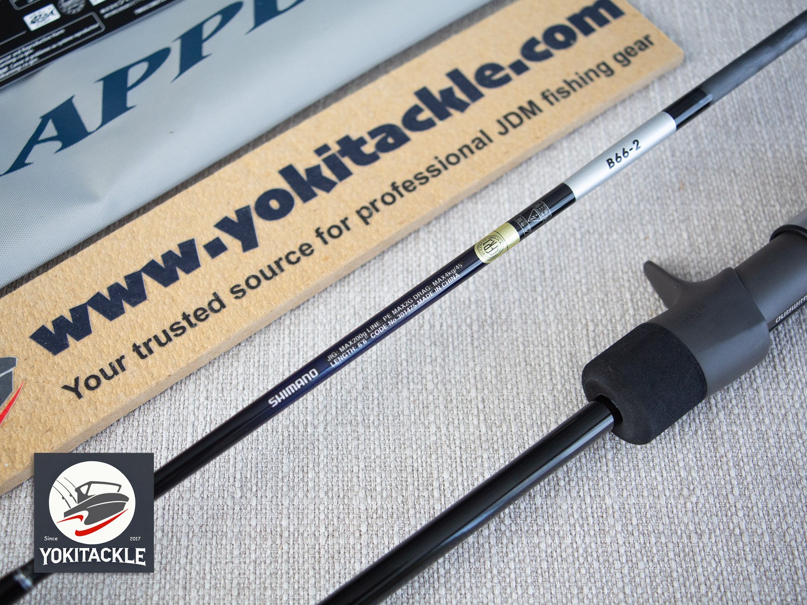 Shimano 21 Grappler BB Type Slow-J B66-2 Baitcasting Rod