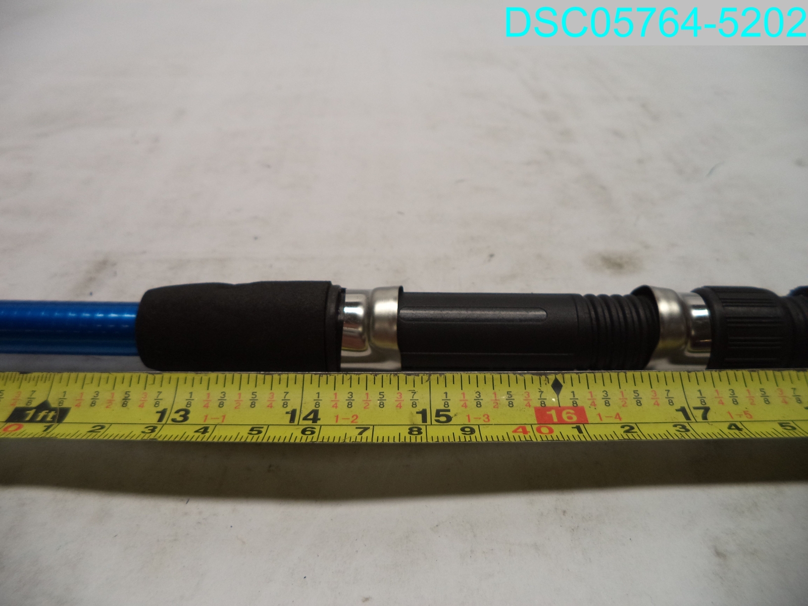 67″ Blue & Black Next Pelican 150 Telescopic Collapsible Extendable Fishing Rod