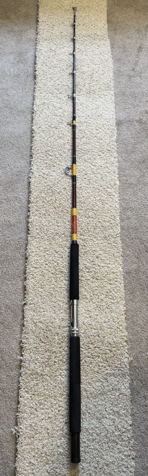Vintage TruLine Dynamo AT50 Conventional Saltwater Big Game Fishing Rod.. “NICE”