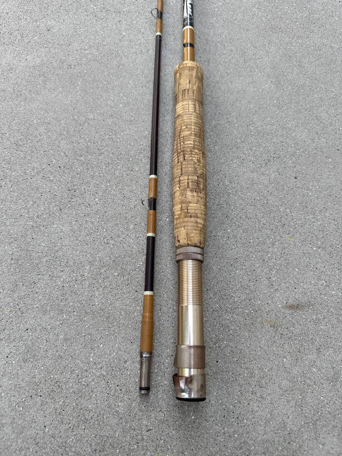 SABRE 8.5 ft 2-PIECE CUSTOM MADE F173 NYPOXY GLASS 7 Line Test Fly Fishing ROD