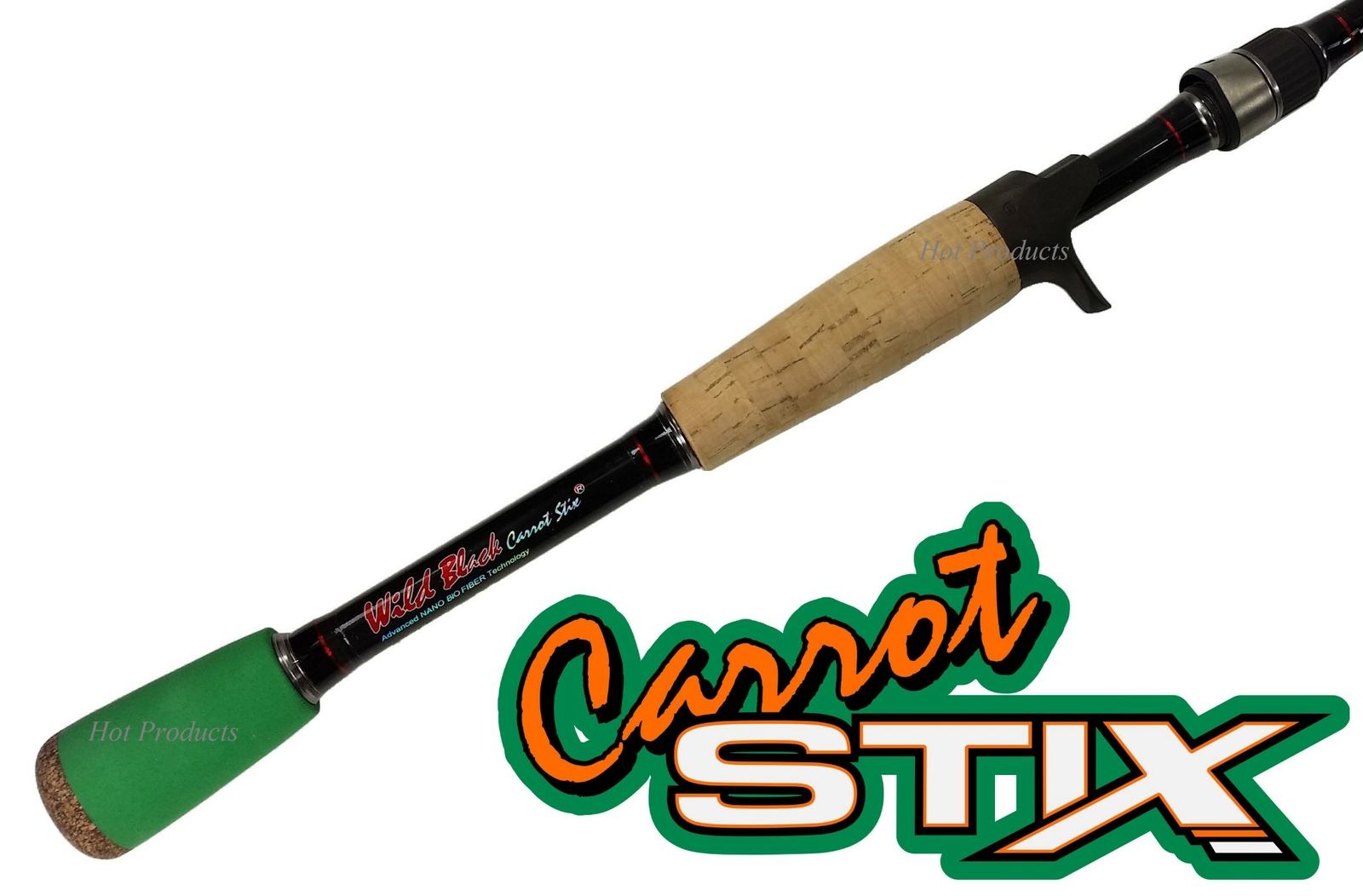 Carrot Stix CASTING 7′ Medium Light Wild Black Micro Guide Rod C2WZ701ML-F-C