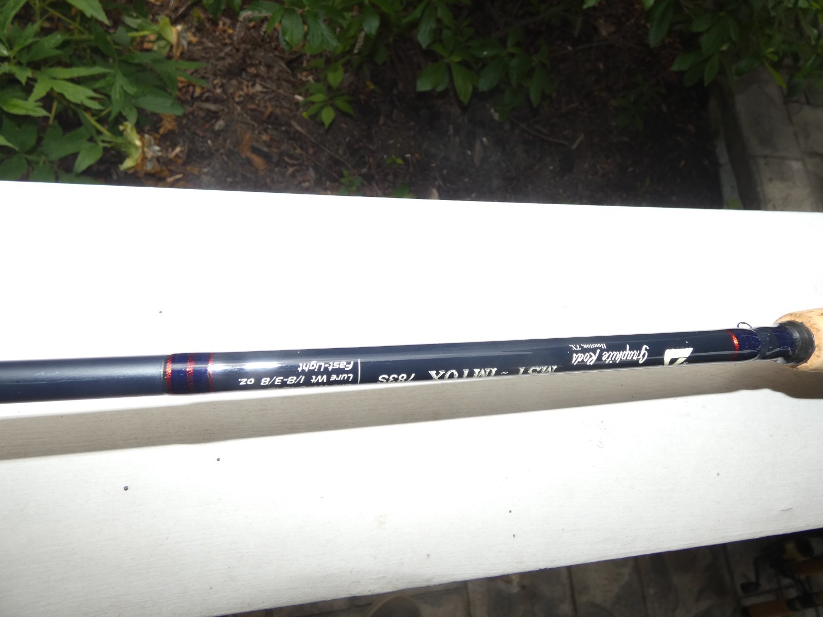 RARE ALL STAR IM10X USA MADE MS1 783S 1 PC FAST MED ACT 6’6″ FISHING ROD