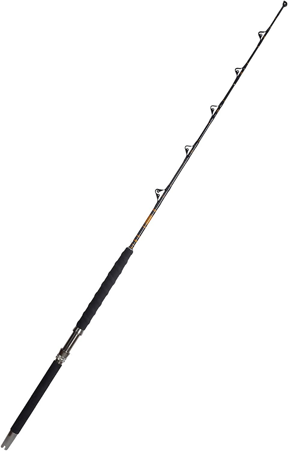 Saltwater Offshore Trolling Rod Big Game Roller Boat Fishing Pole Heavy 1PC 2PC