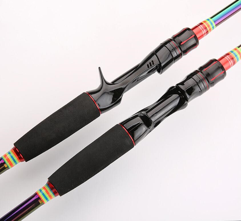 Trout Fishing Rod Carbon Fiber Spinning/casting Rods Fast Carp Poles 2 Sections