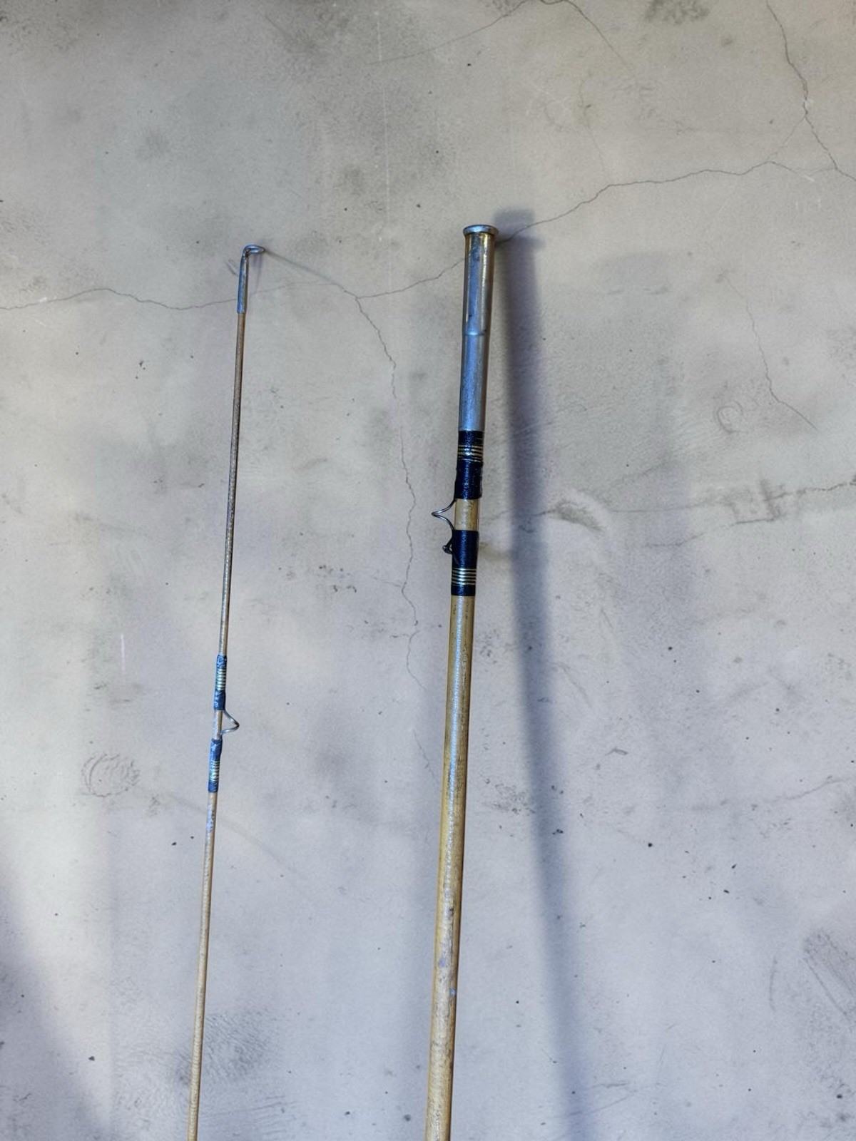 Vintage USA Martin Tuffy 2 Piece Fly Rod No 3-017 Line Wt 8 (8’ 5”) & Reel #66