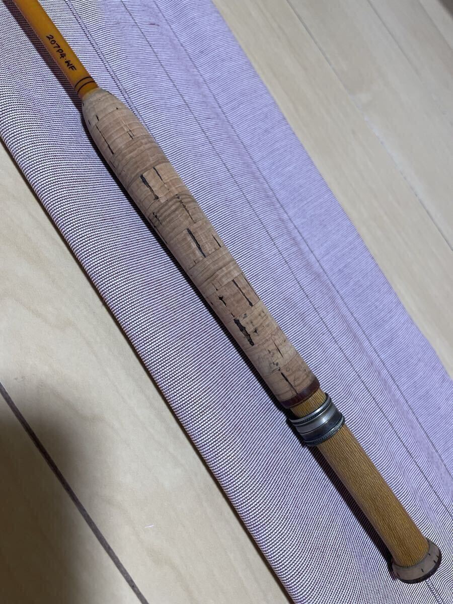 Mario Wojnicki 207P4-WF 3pc 2tip 6’9 #4 glass rod, fully original