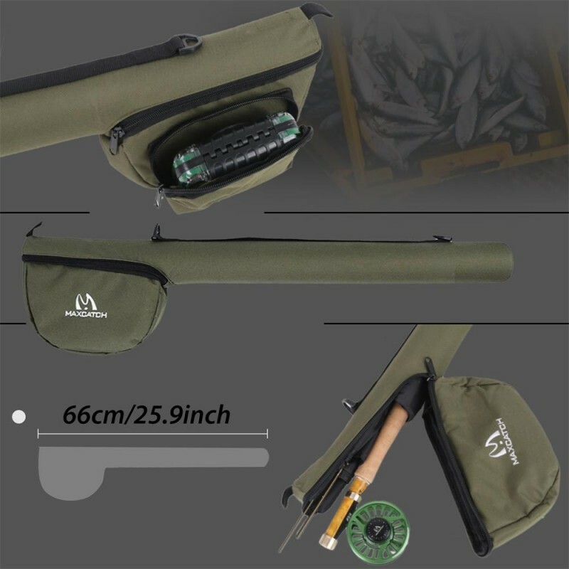 V-Feather Small Stream Fly Fishing Rod Combo 1/2/3WT Rod, Reel, Whole Combo