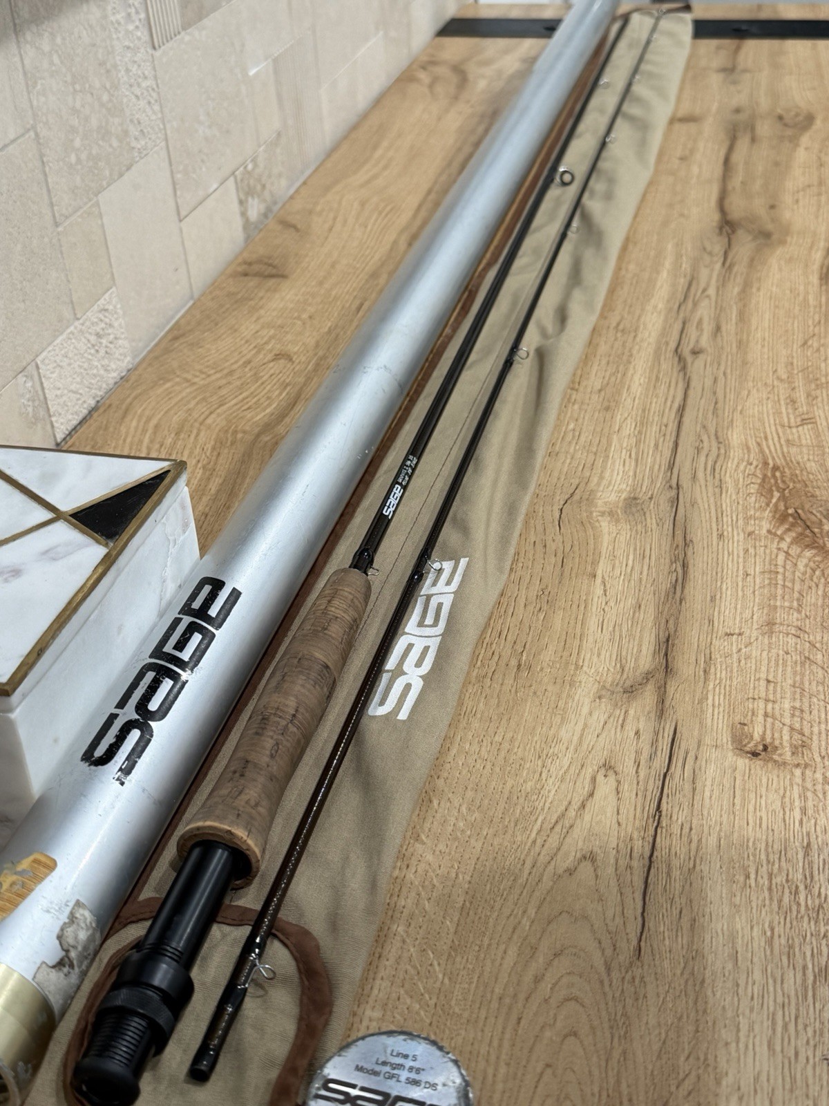 vintage Sage Graphite II GFL 586 DS fly fishing rod