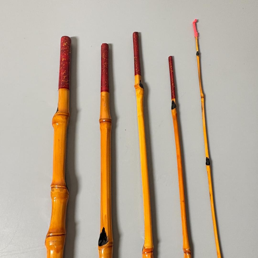 Bamboo Tanago Rod 115cm 5-Piece Japanese Accessory Fishing Rod Used