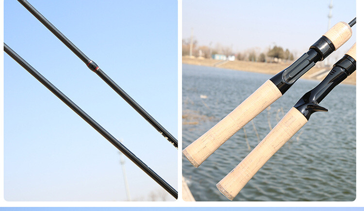 Fishing Rod Carbon Fiber Spinning/Casting Fishing Pole 1.68m/1.8m Bait Trout Rod