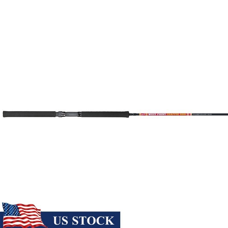 Lightweight 10ft 2 Piece Crappie Fishing Rod Trolling EVA Handle Fiberglass New
