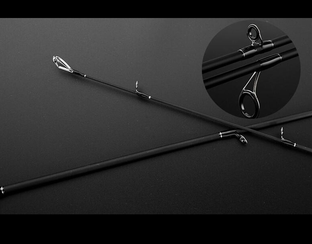 1.8M Lure Fishing Rod Spinning Casting Rods Poles 2 Tips 30T Carbon Bait 5-30g