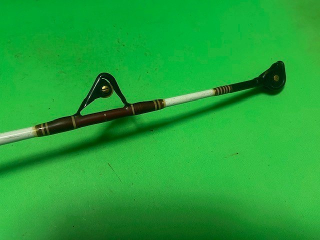 CUSTOM CALSTAR 7 FOOT 5 INCH 80 POUND CLASS TROLLING FISHING ROD AFTCO BIG FOOT