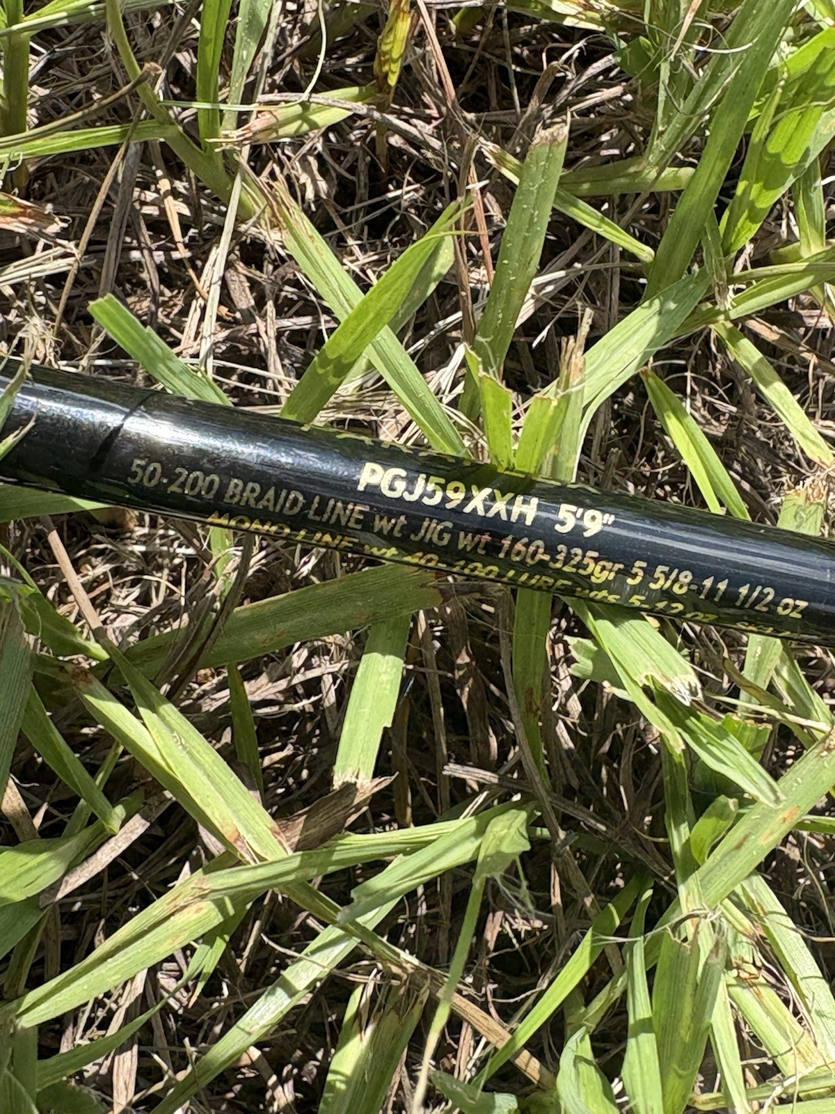 Star Rods Paraflex PGJ59XXH 5’9″ Casting Rod XXH Fast 50-200lb 5 5/8-11 1/2oz