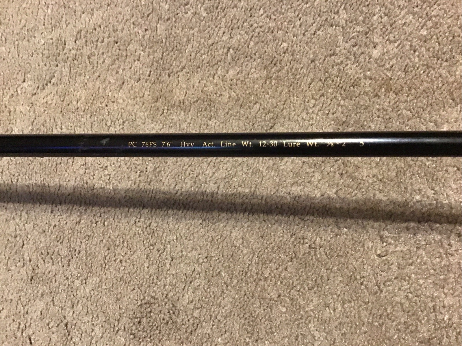Bass Pro Shops Pro Comp II PC 76FS One Piece Rod Hvy Act 12-30 Lot 50
