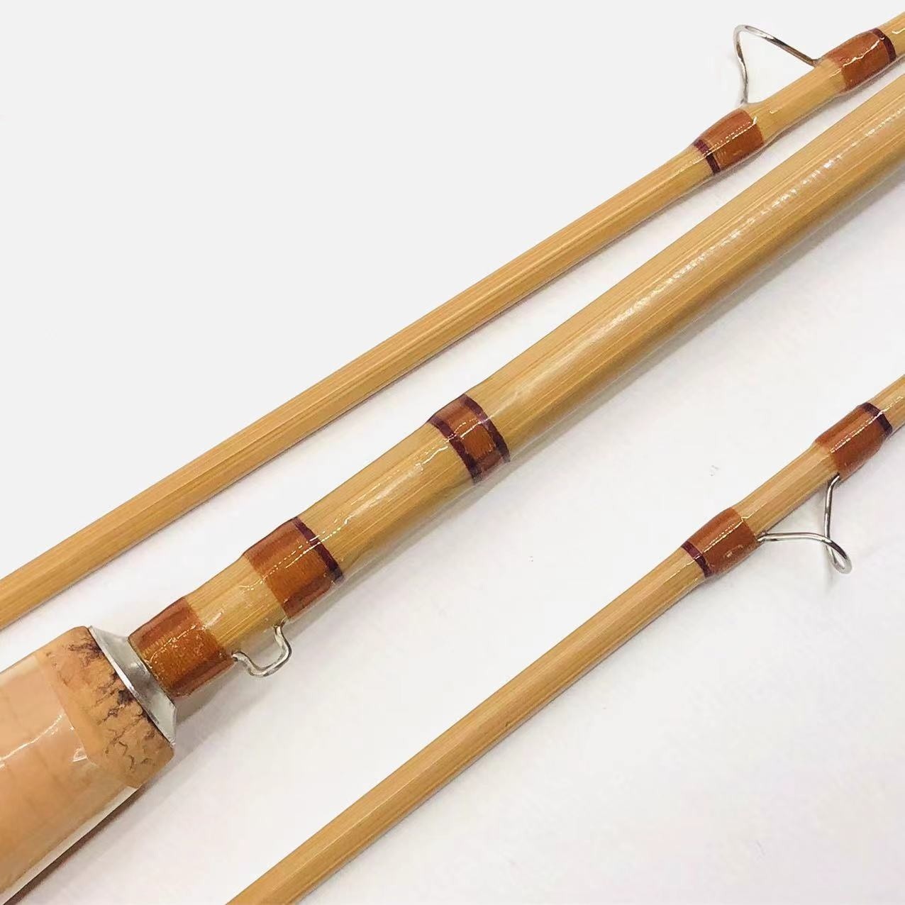 Handmade Bamboo Fly Rod 7′ 0″~4 wt/2 Piece~2 tip/Vintage Cane Fly Fishing Rod