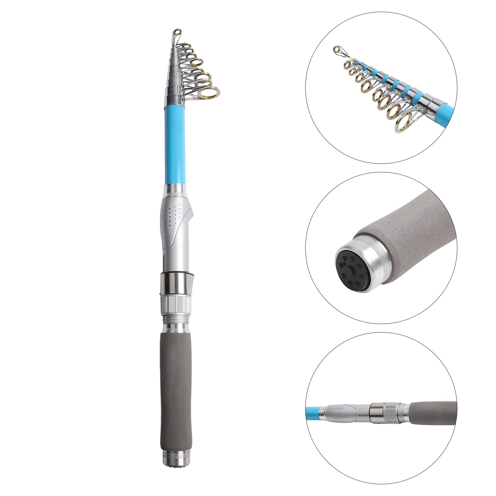 High Performance 7 Section Telescopic Fishing Rod 1 83 6m Carbon Fiber Pole