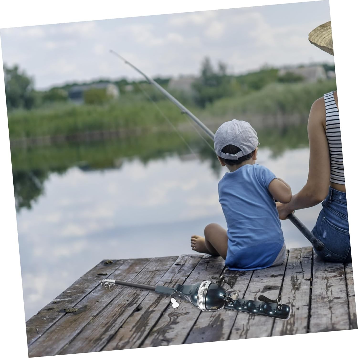 Telescopic Fishing Rod Portable Collapsible Pocket .