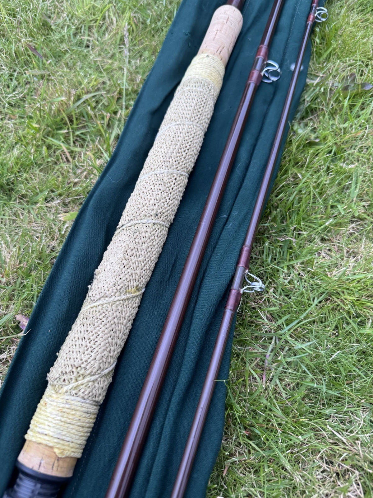 Rare Gold N West Fly fishers Canada Salmon Fly Fishing Rod 15ft