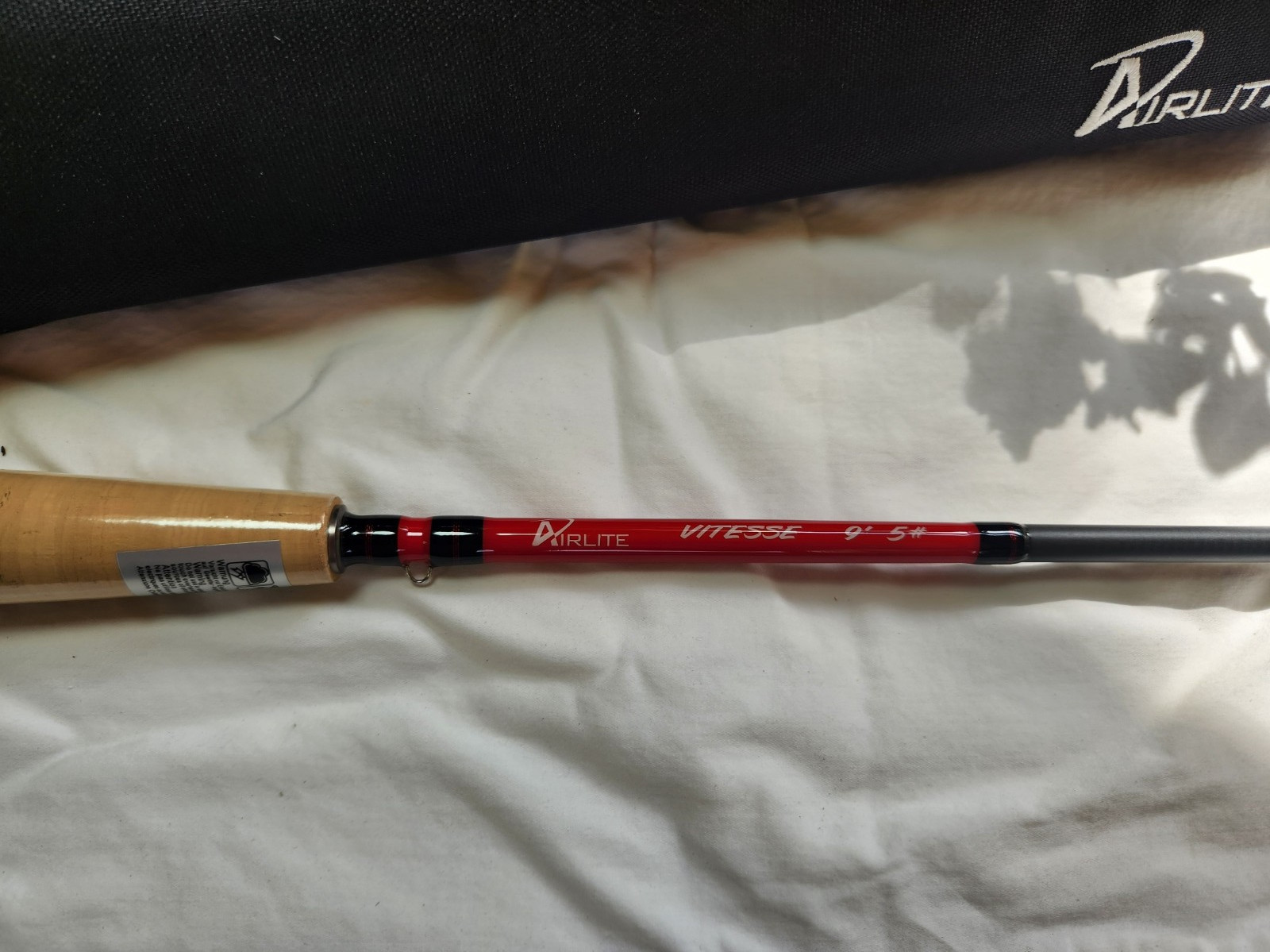 Mayfly Outdoors Airlite Vitesse 9ft 5wt 4pc Rod w/Orig Tube & Rod Sock BRAND NEW