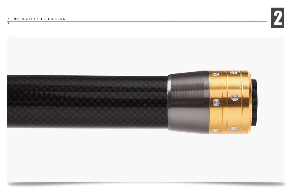 Portable Carbon Fiber Telescopic Fishing Rod Saltwater Freshwater 1.5m-3.0m